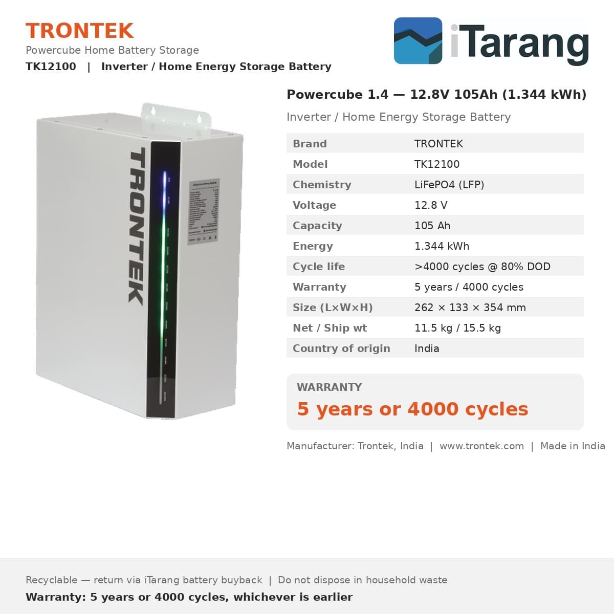 Powercube 1.4 Home Battery Storage — view 4